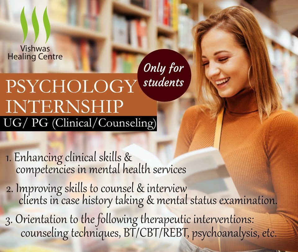 Psychology Internship Program UG/PG (Counseling/Clinical)