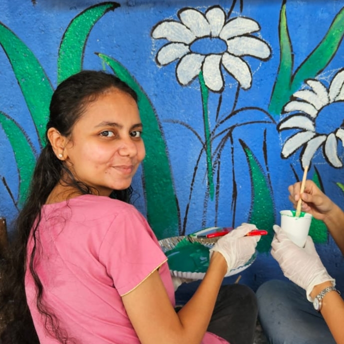 Volunteering and spreading joy